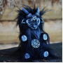 Azazel the demon doll (black and white)