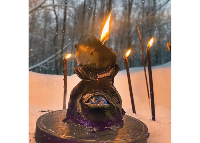 The candle "Midgard" - The most powerful protection of the Gods.