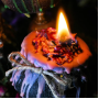 Witch's Cauldron Candle to attract love
