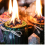 Witch's Cauldron Candle to attract love