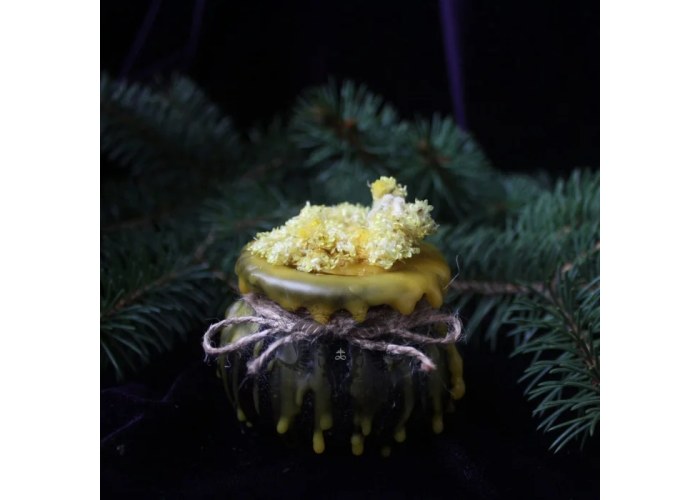 Witch's Cauldron Candle for protection