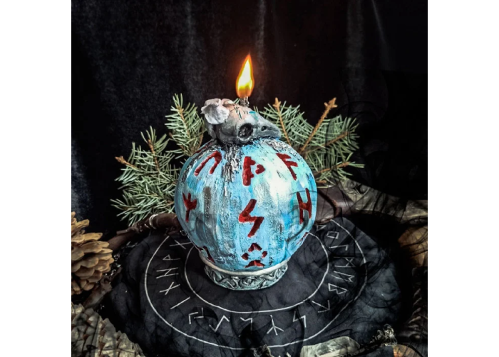 The Candle “Sphere of Darkness” for the pitch dark protective ritual