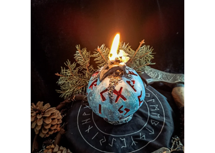 The Candle “Sphere of Darkness” for the pitch dark protective ritual