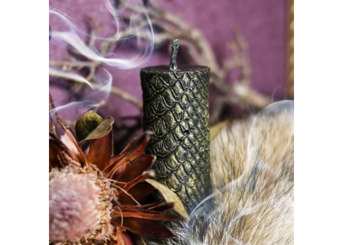 Wild wax figured altar candle