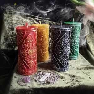 Sands of Time altar figured wax candle 