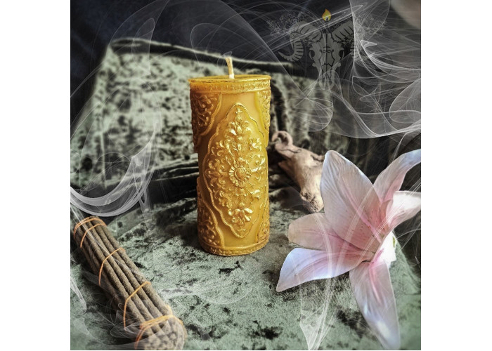 Sands of Time altar figured wax candle 