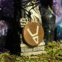 Candle with ritual «The Will of Veles»  and accompanying amulet to increase and preserve wealth