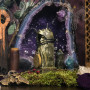 Candle with ritual «The Will of Veles»  and accompanying amulet to increase and preserve wealth