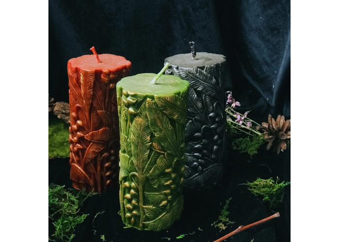 “Bouquet of Lilies of the Valley” wax figured candle