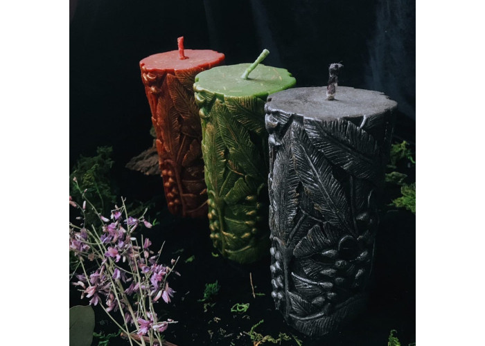 “Bouquet of Lilies of the Valley” wax figured candle
