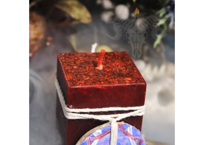 The candle "Shaman Tambourine" to shield your home from harm