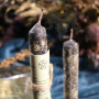 Silver Wormwood Rolled Candle