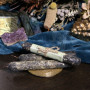 Silver Wormwood Rolled Candle