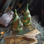 The candle with amulet "Monetary Freedom"