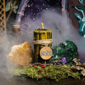 The candle "Path of Life" to open the ways to your success