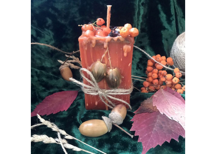 The "Mabon Harvest" ​candle to attract wealth and to celebrate the autumn equinox