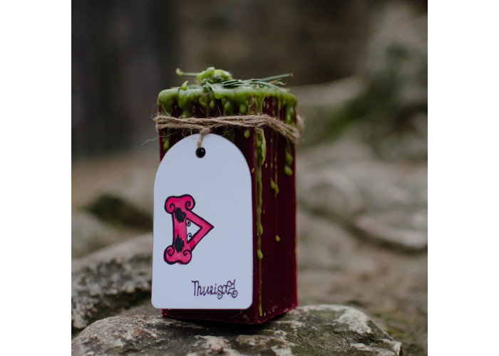 The "Yule Night Purification" candle for cleansing and celebrating Yule