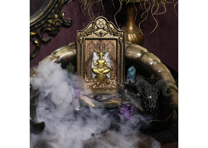 The panel candle “Baphomet - The Lord of Creation” - as a tribute to the Dark Forces