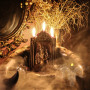 The panel candle “Baphomet - The Lord of Creation” - as a tribute to the Dark Forces