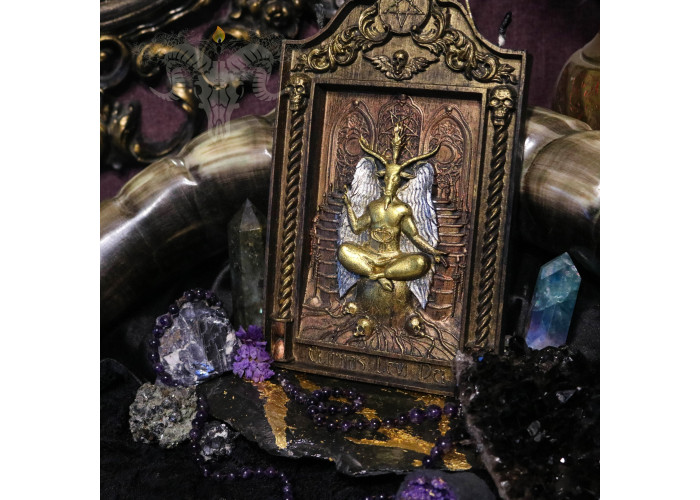 The panel candle “Baphomet - The Lord of Creation” - as a tribute to the Dark Forces