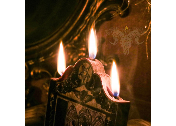 The panel candle “Baphomet - The Lord of Creation” - as a tribute to the Dark Forces