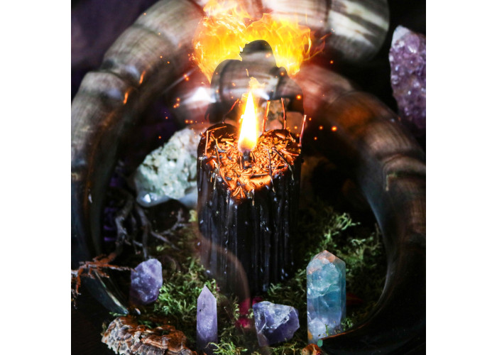 Black Magic Candle «Separate Lovers»