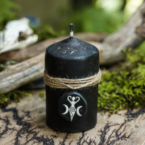 Candle "Witch's Ward" for protection
